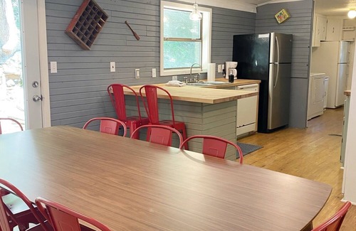 Camdenton Casa | Lakeside home with new furniture, swimming pool & other resort amenities.