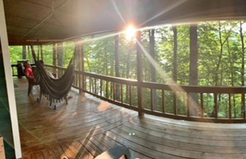 Topton Villa | Lakeside Mountain Oasis - 3 Bedroom Cabin with Outdoor Hot Tub