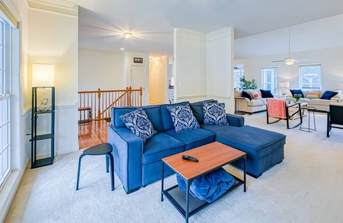 Bumpass Casa | Lakeside retreat with a dock, kayaks, firepit, hot tub, grill, game room, & deck