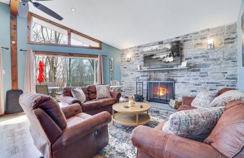 Lake Harmony Estates Casa | Lakeview Escape With Hot Tub & Fire Pit