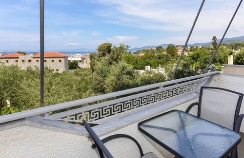 Stoupa Condominio | Lakonia Studio 1 paseo a la larga y extensa playa de arena principal
