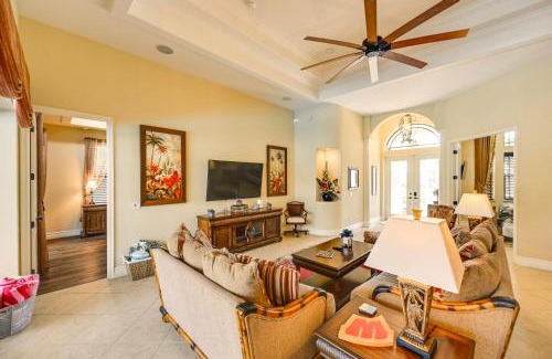 Pelican Casa | Lanai with Heated Pool at Cape Coral Escape!