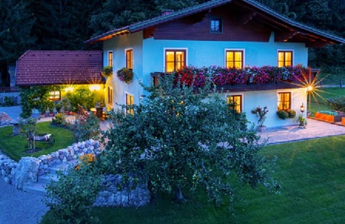 Golling an der Salzach Apartamento | Landhaus Stockl - apartamento / apartamento, ducha y baño, retrete, 2 dormitorios