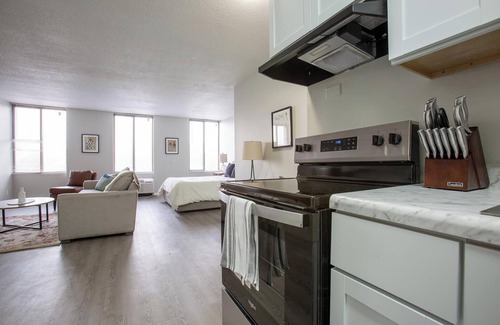 Fort Wayne Apartamento | Landing at Three Rivers - Studio in Central For...