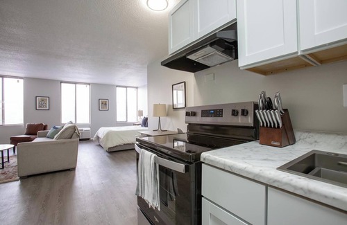 Fort Wayne Apartamento | Landing at Three Rivers - Studio in Central For...