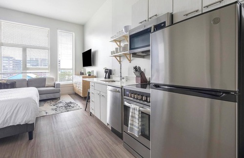 River North Art District Apartamento | Landing | Spectacular Studio, Clubhouse, Gym