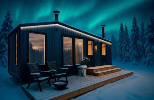 Muonio Casa | Landscape Cottages - Fell Village XXL, Nature View with Fireplace, Sauna, Kitchen