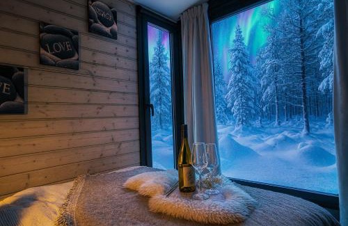 Kolari Chalet De Esquí | Lapelland Village - Riverside Village with a Nature View, Fireplace, Sauna, Kitchen