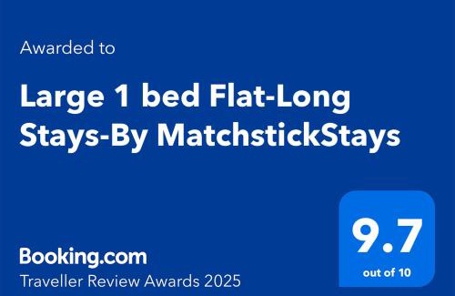 Brislington Apartamento | Large 1 bed Flat-Long Stays-By MatchstickStays