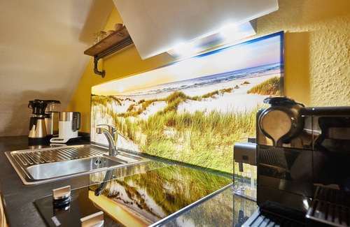 Cuxhaven Apartamento | Large (100sqm) modern apartment with roof terrace
