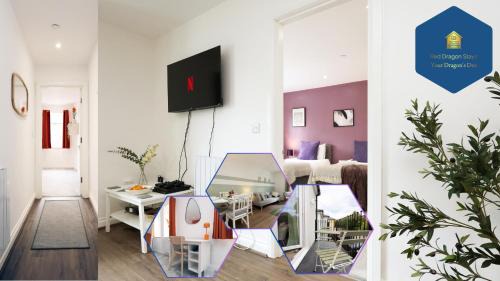 Cathays Casa | large 2 bed central apartment with balcony and private parking