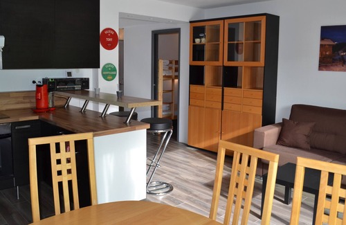 Peone Apartamento | Gran cabina de estudio de 38m2 en Valberg frente a las pistas de esquí para 4 personas.