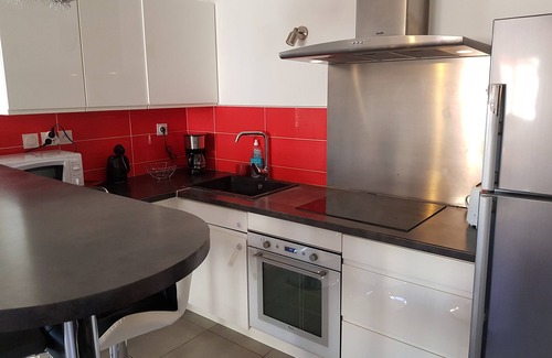 Mediterranee Apartamento | Gran T3 con aire acondicionado a 200 m de la playa principal, garaje seguro