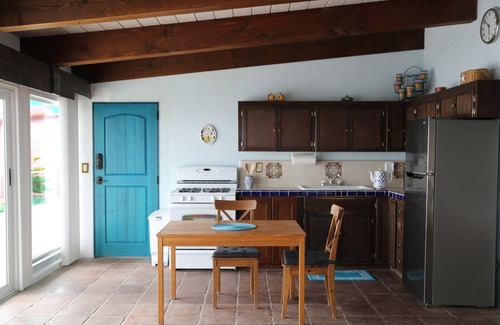 La Fonda Apartamento | Large beachfront loft apartment in gated community Playa La Misión with deck.