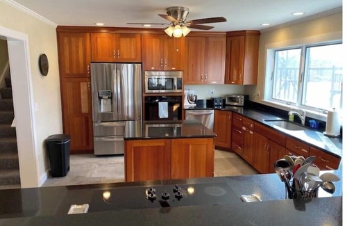 Pittsfield Casa | Large, comfortable house and yard located on a beautiful lake.