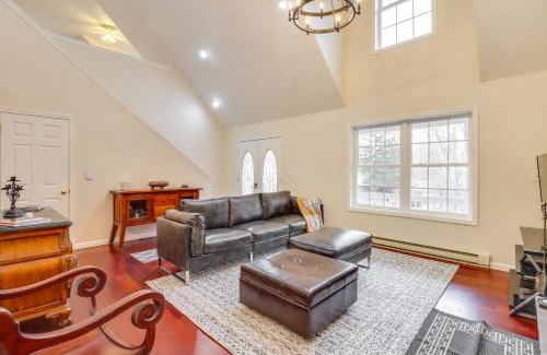 Pocono Lake Casa | Large Deck and Fire Pit Secluded Pocono Lake Home