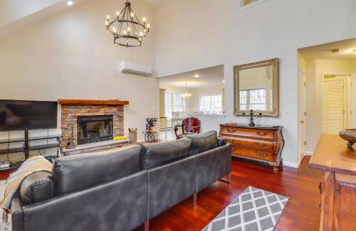 Pocono Lake Casa | Large Deck and Fire Pit Secluded Pocono Lake Home