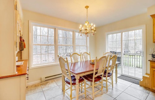 Pocono Lake Casa | Large Deck and Fire Pit Secluded Pocono Lake Home