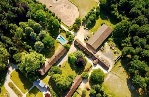 Saint-Pierre-les-Nemours Casa | Casa familiar, 22 pers, 11 habitaciones, piscina, parque, granja orgánica