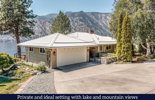 Manson Casa | ¡Retiro de Willow Point con piscina privada, bañera de hidromasaje y vistas impresionantes del lago Chelan!