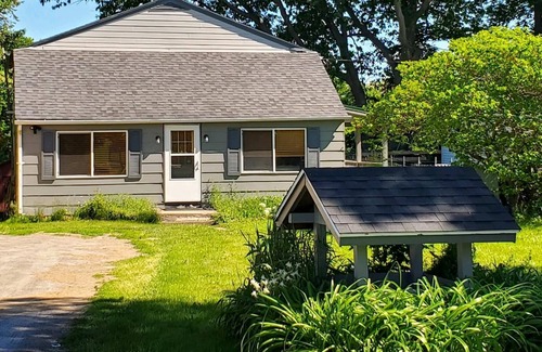 Waterport Casa | Gran casa tipo Lodge en el río Oak Orchard
