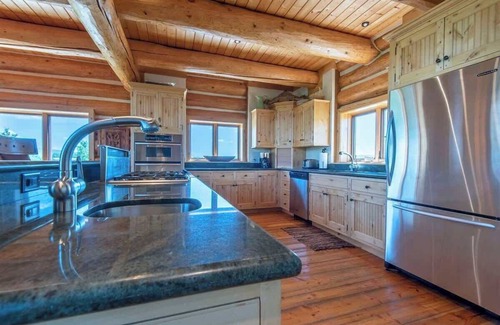 Driggs Casa | Teton Summit View Log Home en las montañas