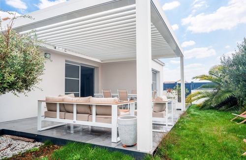 Saint-Vincent-sur-Jard Chalet De Esquí | Casa grande y moderna para 6 - Jardin