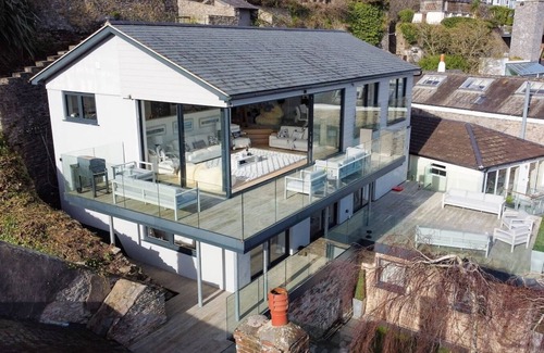 Dartmouth Casa | Large Riverside Retreat with Panoramic Dart Views