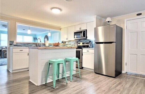 Cedar Point Casa | Large Waterfront Home with private dock and hottub, 3 miles to Emerald Isle Beach
