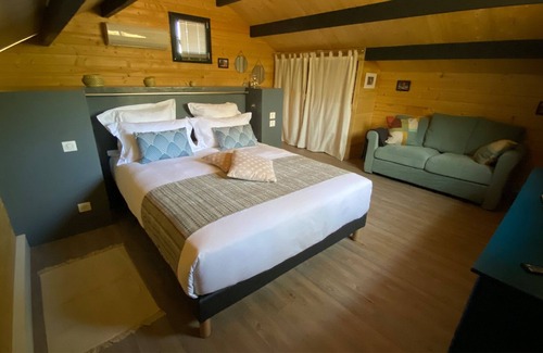 Bonnieux Chalet De Esquí | Lodge Lavanda para 4 personas en el corazón del Luberon