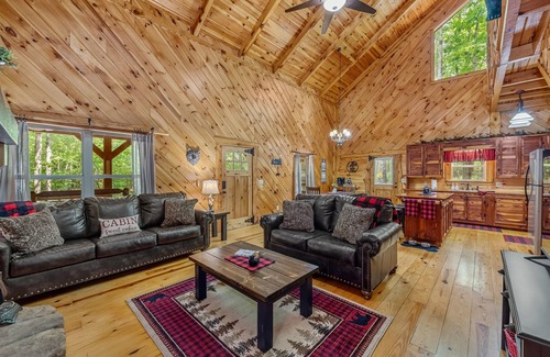 Mentone Cabina | Lazy Bear-hot tub, fire pit, foosball, ping pong, air hockey