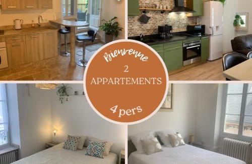 Mer Apartamento | Le Beau Pichot - 2 appartments, 2 chambres, jardin, max 4 pers
