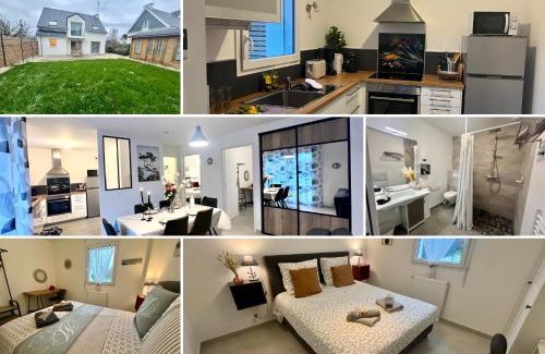 Kerherou Apartamento | Le Belaven, Neuf, Cosy, Terrasse, jardin, Kerfany Plage, 1 à 6 pers