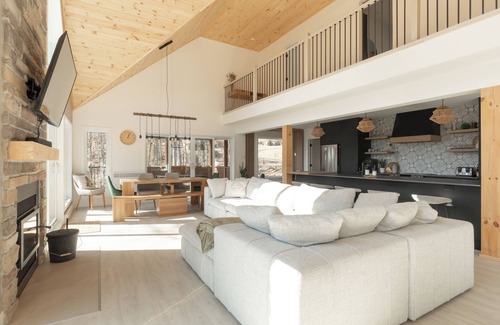 Morin Heights Chalet De Esquí | Le Bohème, Chalet Avec spa