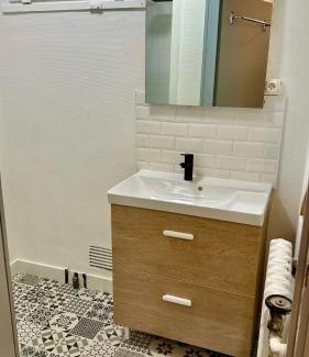 Vieux Malakoff Apartamento | LE BORD DE LA LOIRE - chambre avec salle de bains commune