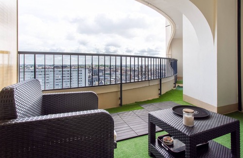 Bourg-l'Eveque Apartamento | Le Brest - Vue panoramique sur la ville