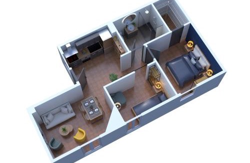 La Gare Apartamento | Le Cabrit - Climatisation - Wifi