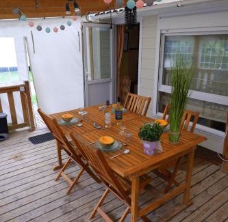 Semussac Casa | LE CARRELET Mobil home climatisé INSOLITE & COSY 4 à 6 Personnes