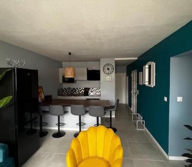Pointe du Bout Apartamento | Le Chacha - superbe appartement à 2 minutes de la plage à pied
