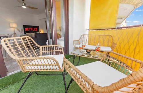 Riou - Petit Juas - Av de Grasse Apartamento | Le Chambord - Hypercentre - Spacious - Terrace