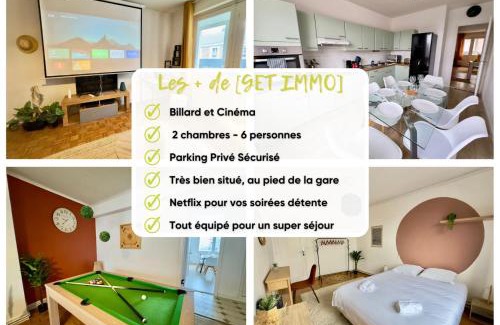 Saint-Acheul Apartamento | Le Ciné-Billard du Quai de la Gare-Parking-Balcon