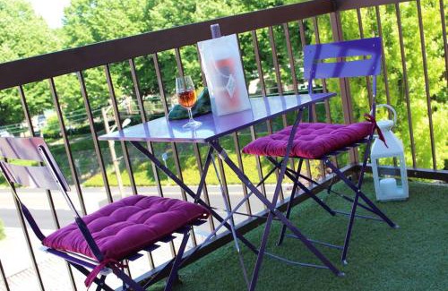 Chartres Apartamento | Le Clos Pichot - Studio avec balcon, parking privé - 5mn Gare