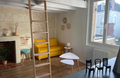 La Fuye-Velpeau Apartamento | Le Cocon du Rempart Studio de charme avec mezzanine TOURS centre