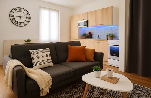 Cret de Roc Apartamento | LE COCON - Ideal for Families & Professionals - Fiber + Netflix - Chateaucreux train station