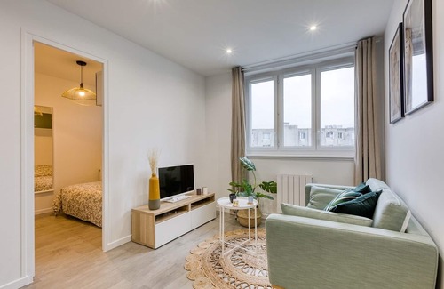 Bobigny Apartamento | Le Colbert - Appt moderne pour 4 voyageurs