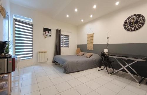 Marseillan Apartamento | Le Colonel, Studio au Cœur du village en rez-de-chaussée d'une ancienne maison