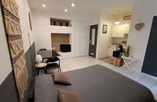 Marseillan Apartamento | Le Colonel, Studio au Cœur du village en rez-de-chaussée d'une ancienne maison