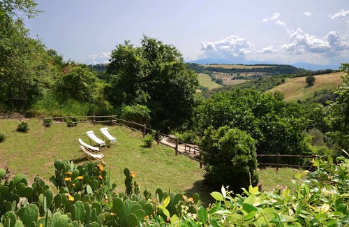 Corbara Villa | Panorama sugerente de Le Coste (Orvieto), jardín privado, piscina en la granja