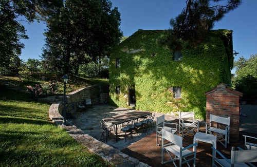 Gaiole in Chianti Villa | Le Diacce: Beautiful antigua granja con Impresionantes Campo Vista