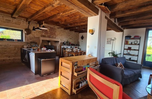 Saint-Etienne-sur-Reyssouze Casa | Le Grenier du Chêne, sweet cottage between Bresse and Burgundy, 12 to 15 people